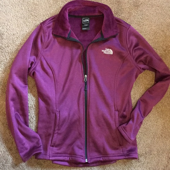 The North Face Jackets & Blazers - The North Face Purple Sweatshirt Jacket, Large